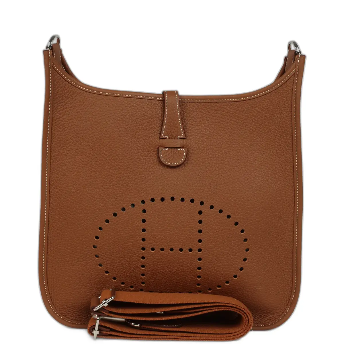 hermes Hermes Evelyne III PM Gold Clemence Palladium Hardware