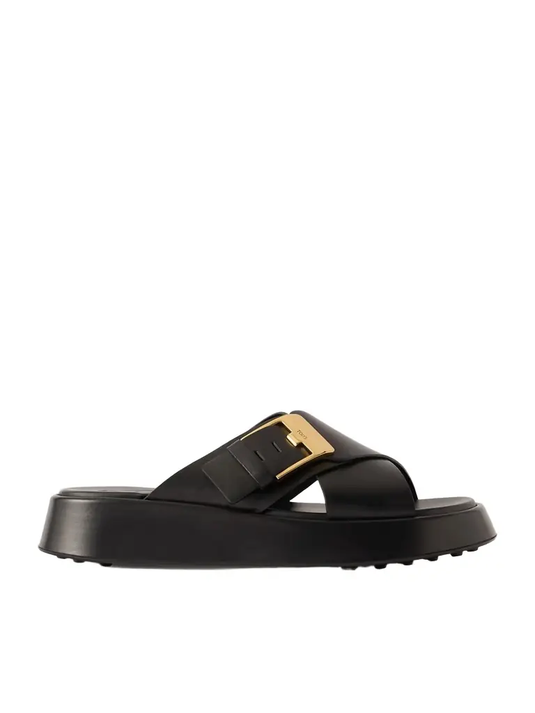 Tod's Buckled Leather Sandals