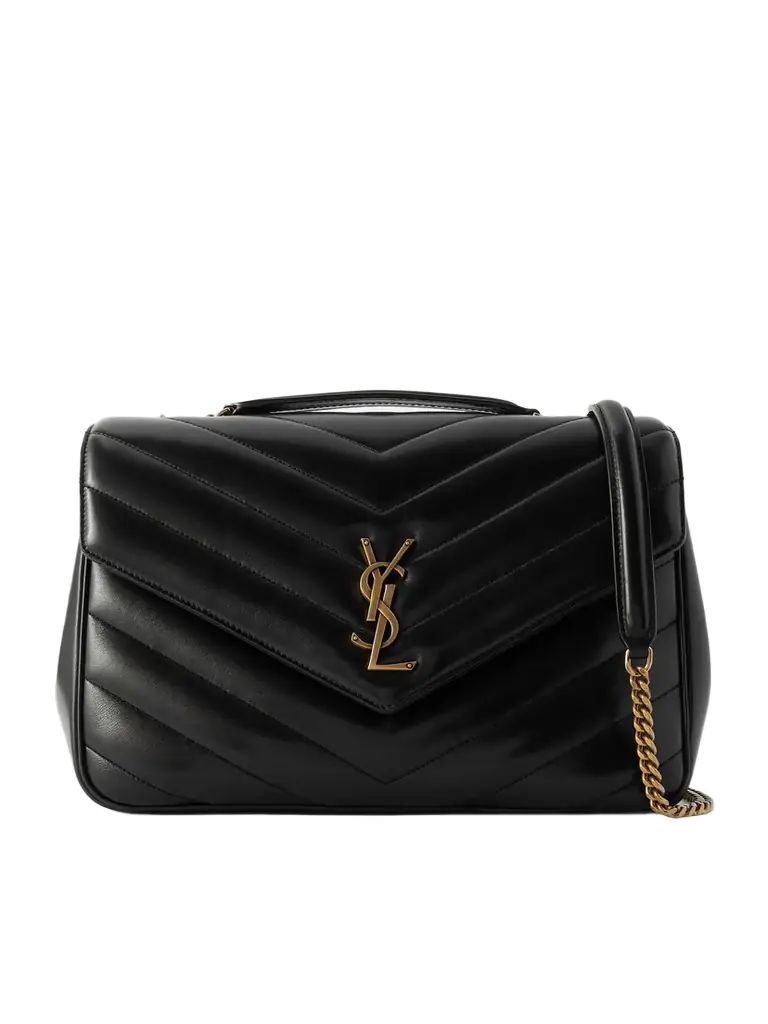 Saint Laurent Loulou Large Matelassé Leather Shoulder Bag