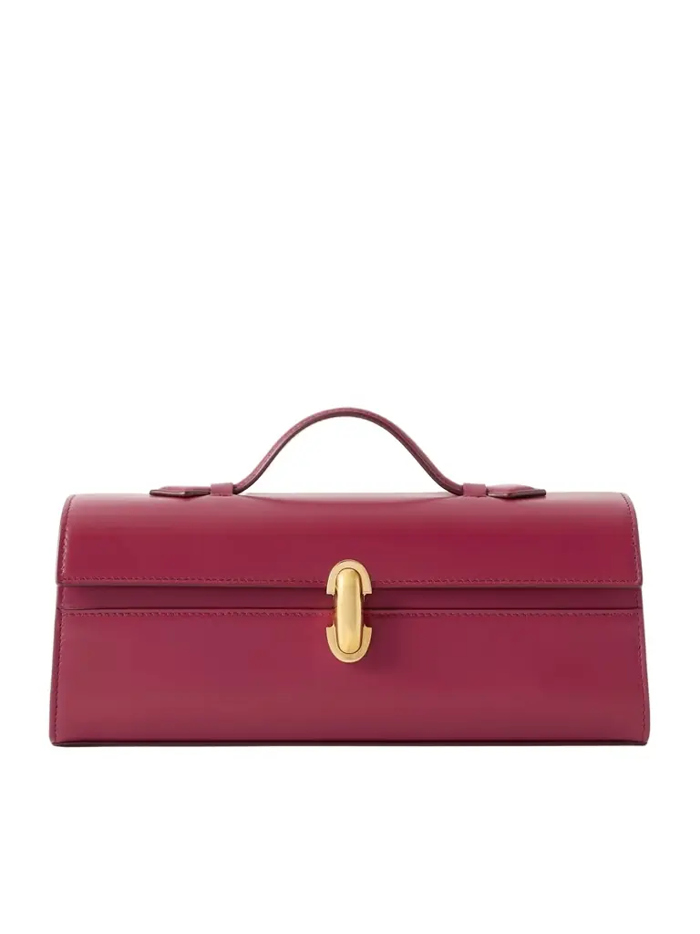 Savette Slim Symmetry Leather Tote
