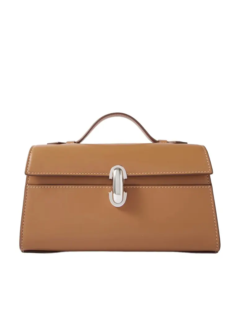 Savette Symmetry Pochette Leather Tote