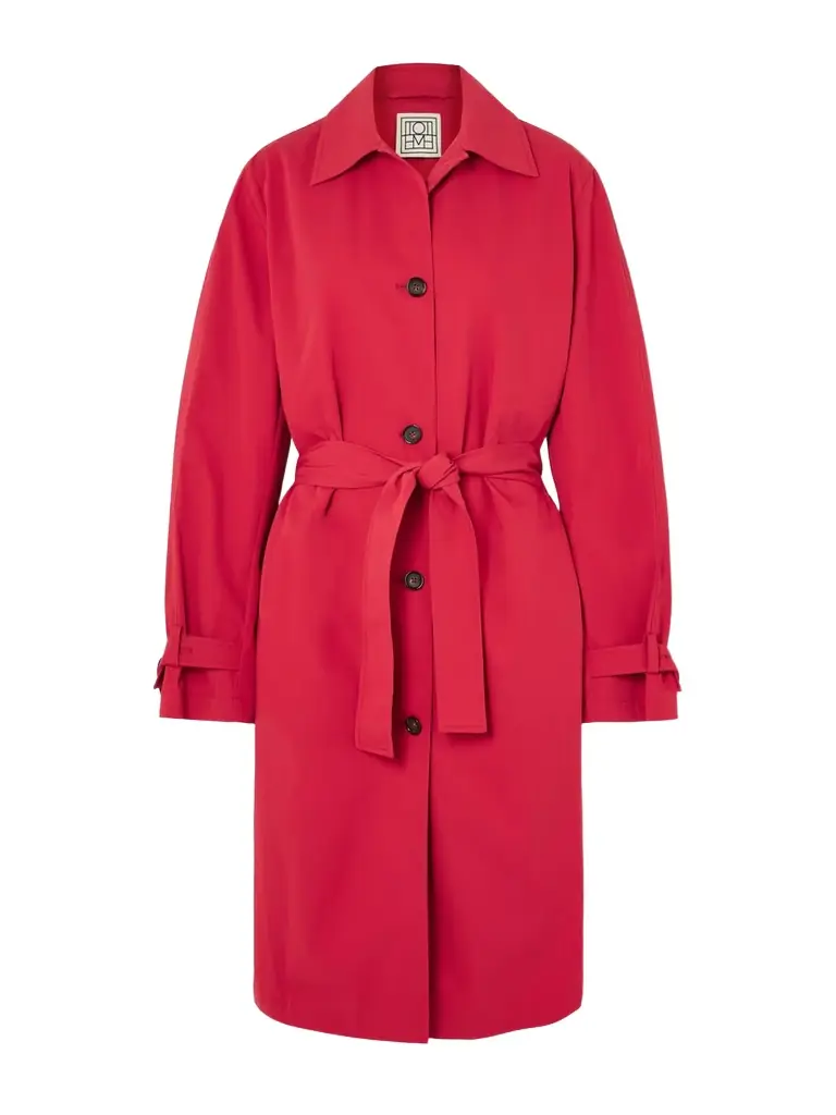 TOTEME Organic Cotton Trench Coat