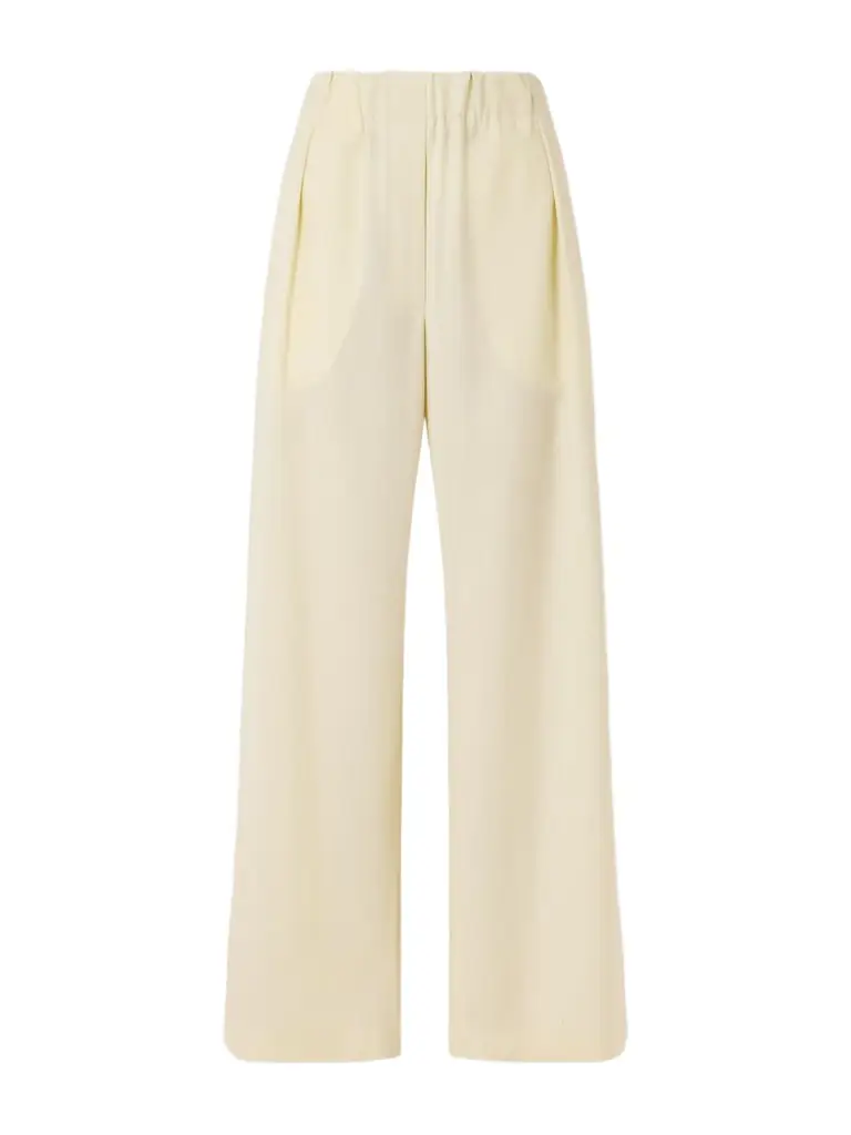 Jil Sander Wool-ripstop Wide-leg Pants