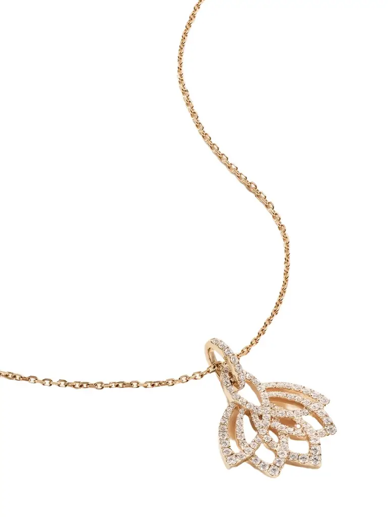 Garrard 18-karat Rose Gold And Diamond Necklace