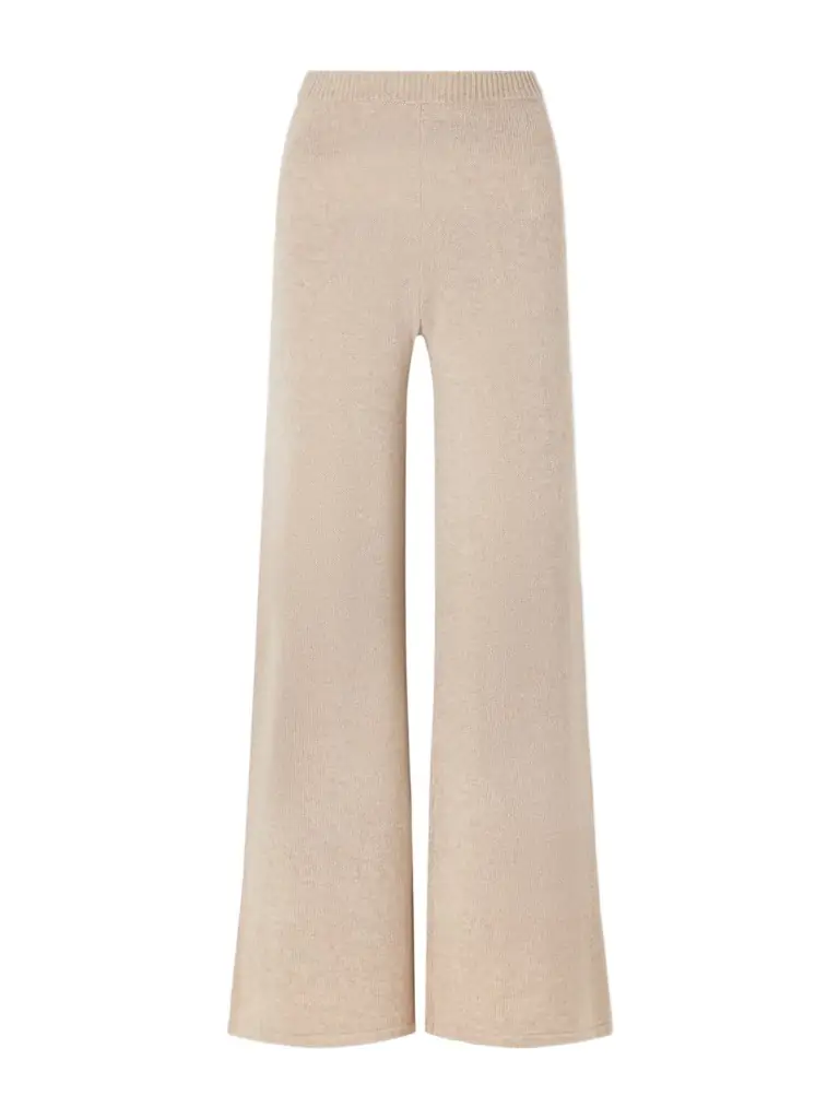 The Elder Statesman Juniper Cashmere Wide-leg Pants