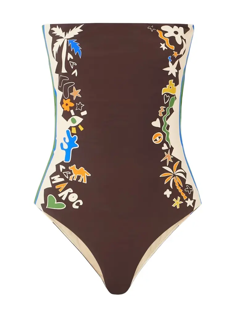 ALÉMAIS Maroc Printed Swimsuit