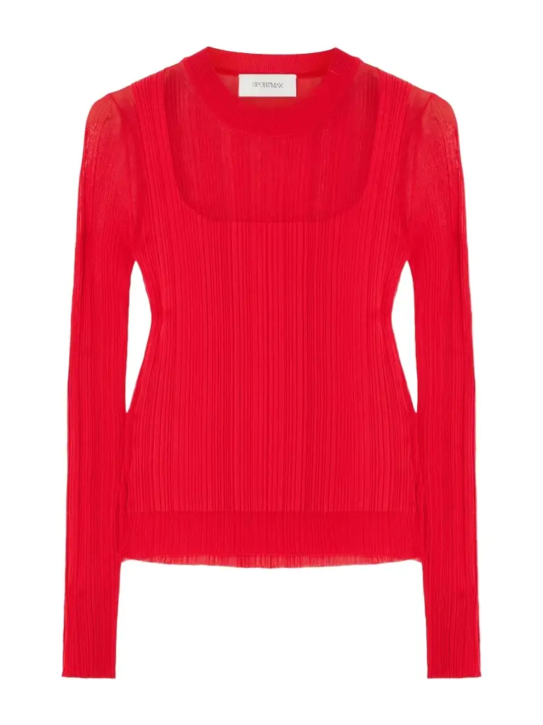 Sportmax Ribbed-knit Top