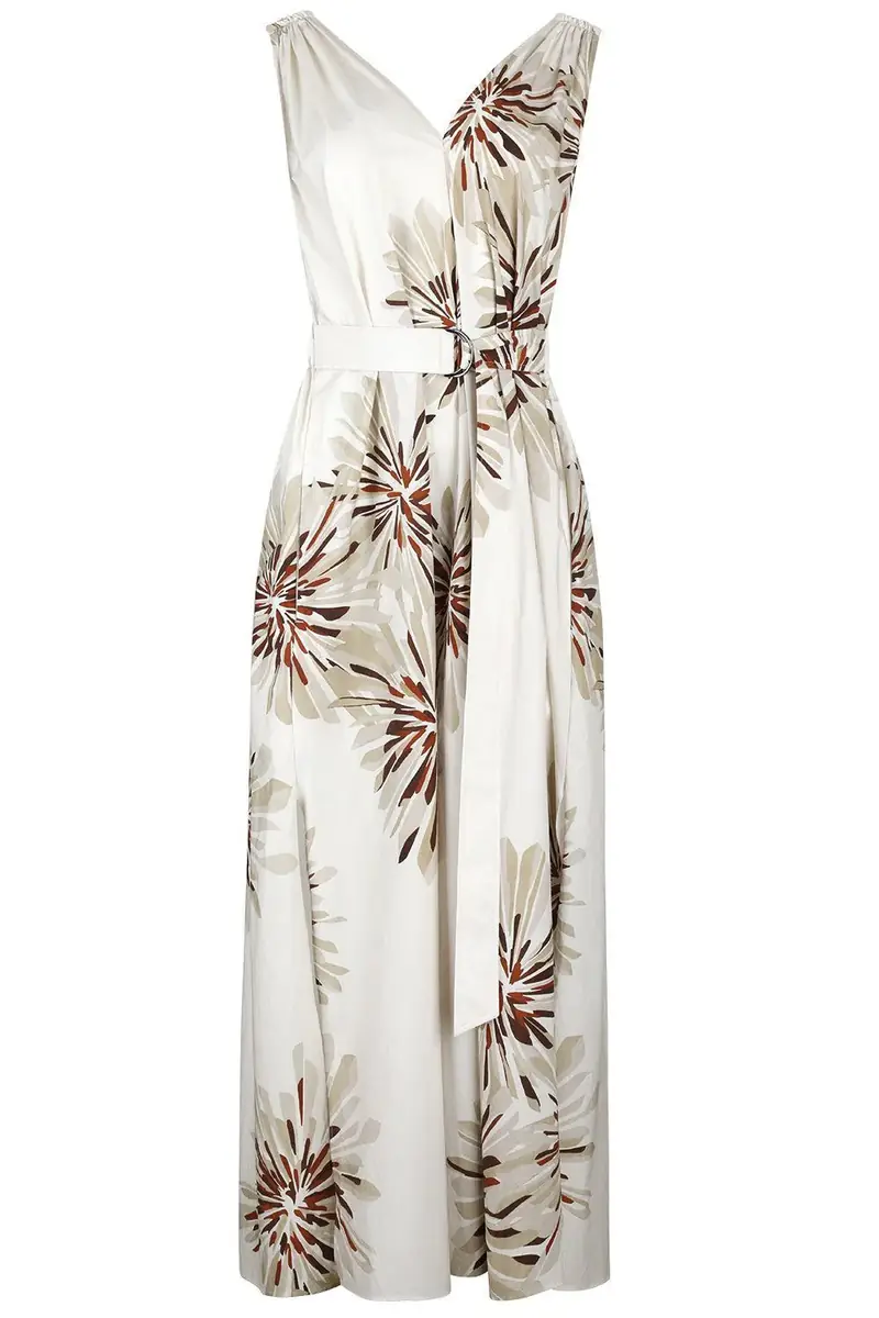 Brunello Cucinelli Abstract Dahlia Dress