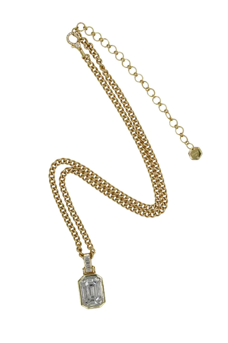 SHAY JEWELRY Diamond Illusion Large Pendant Necklace