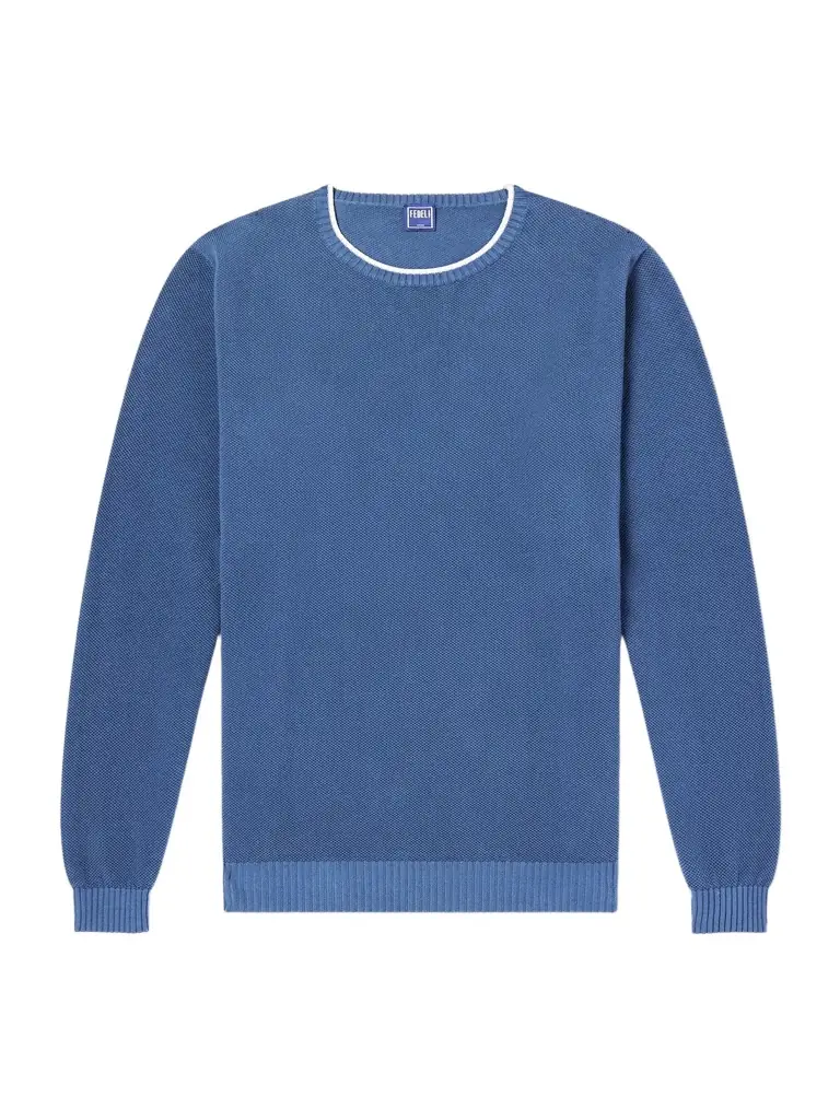 FEDELI Cotton Sweater - Men