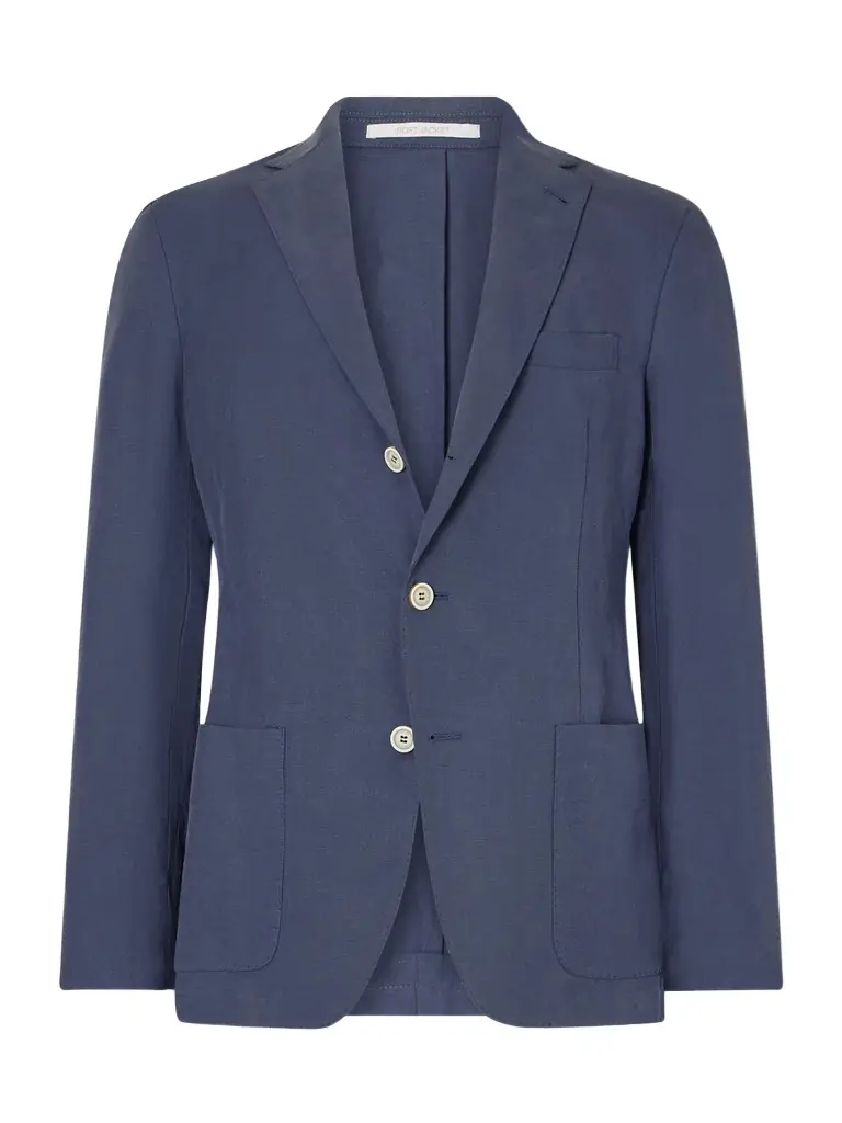 ELEVENTY Lyocell and Linen-Blend Suit Jacket - Men