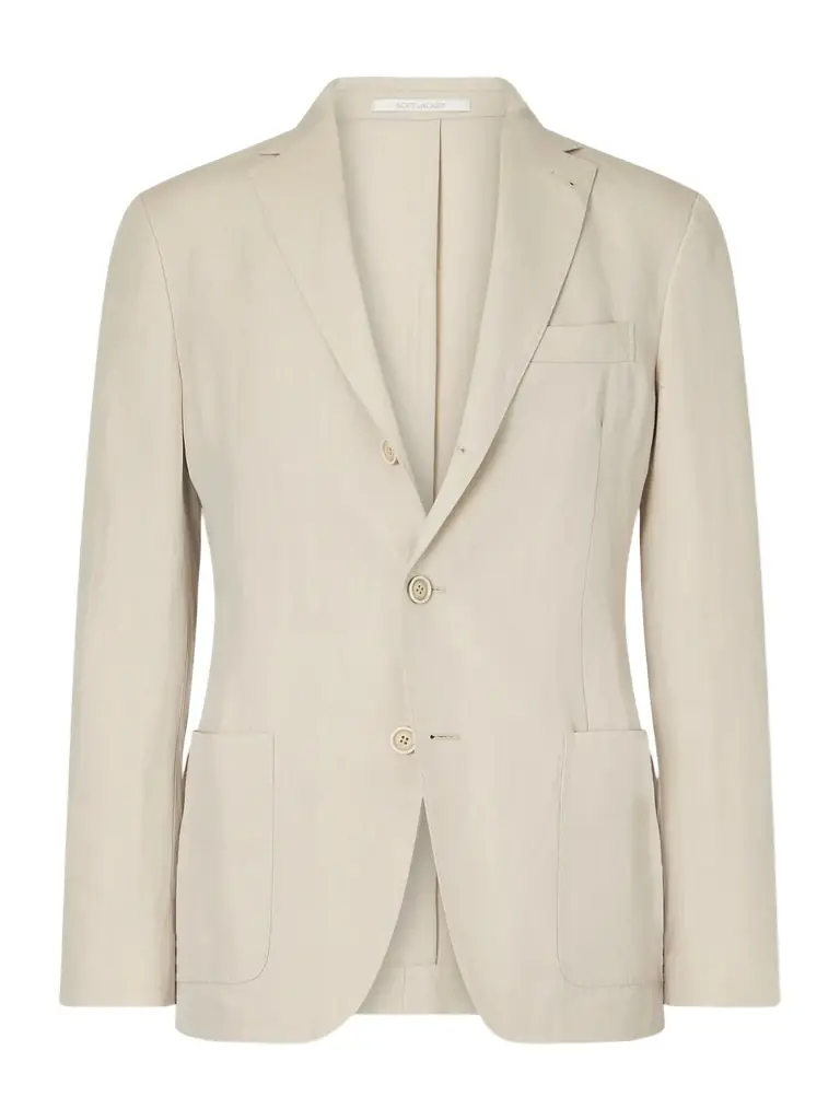 ELEVENTY Lyocell and Linen-Blend Suit Jacket - Men