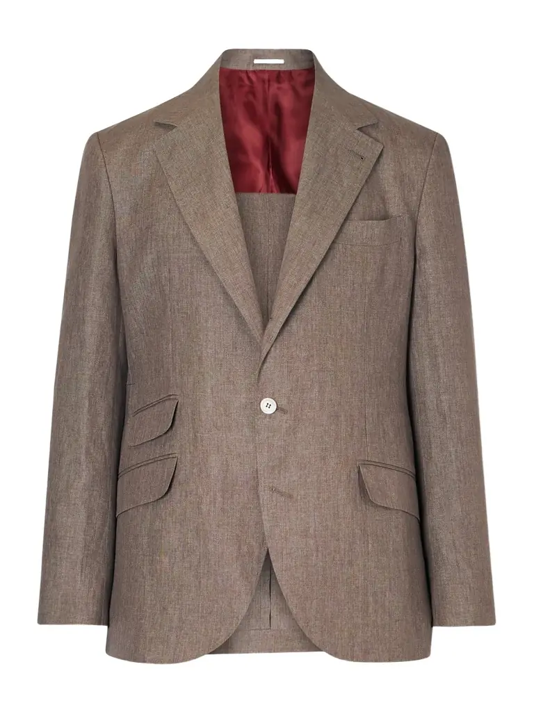 Brunello Cucinelli Linen Suit Jacket - Men