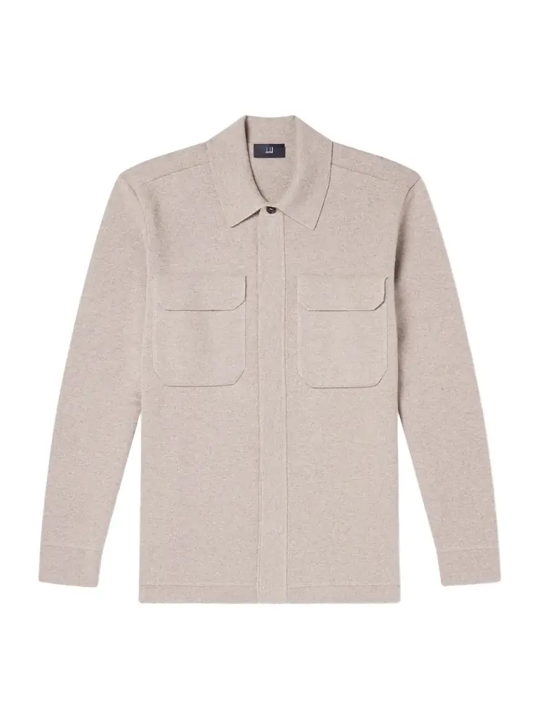 dunhill Cotton and Cashmere-Blend Overshirt - Men