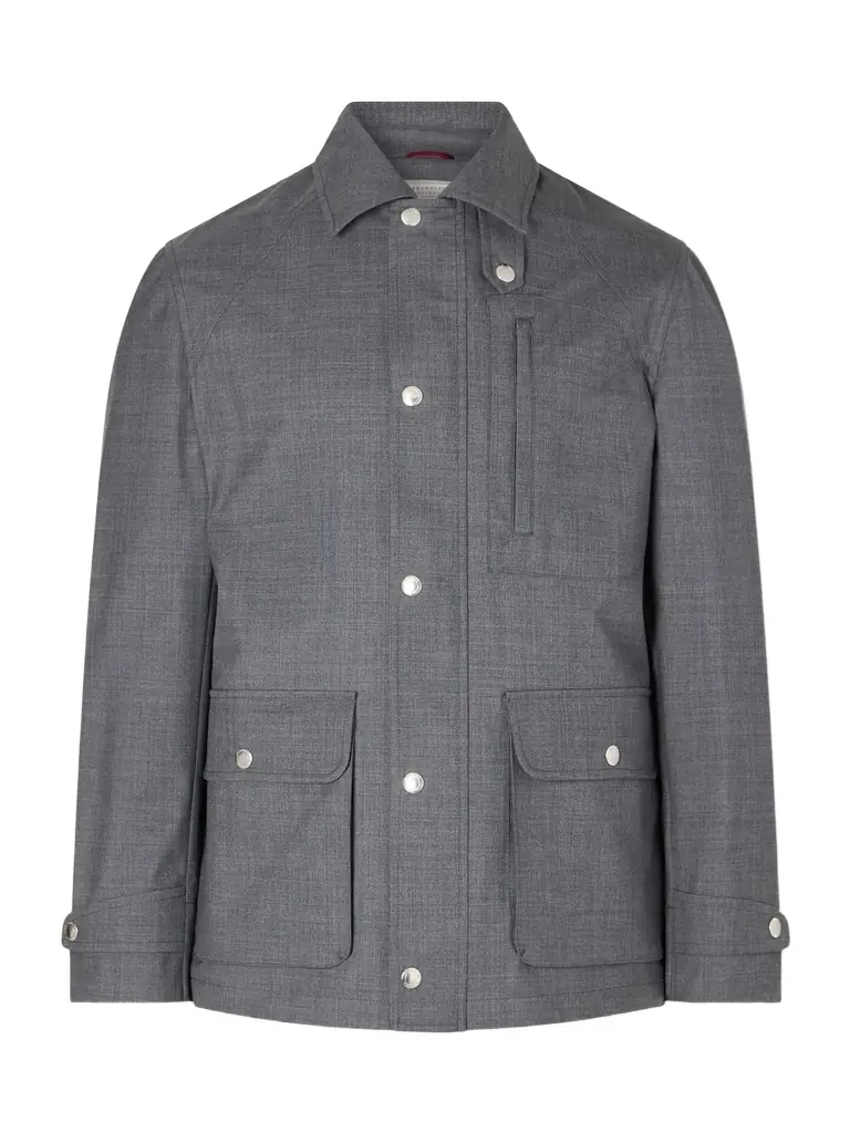 Brunello Cucinelli Virgin Wool Field Jacket - Men