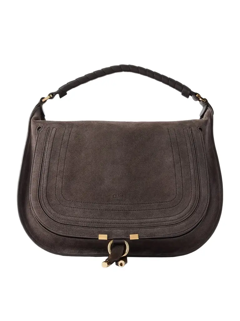Chloé Marcie Suede Shoulder Bag