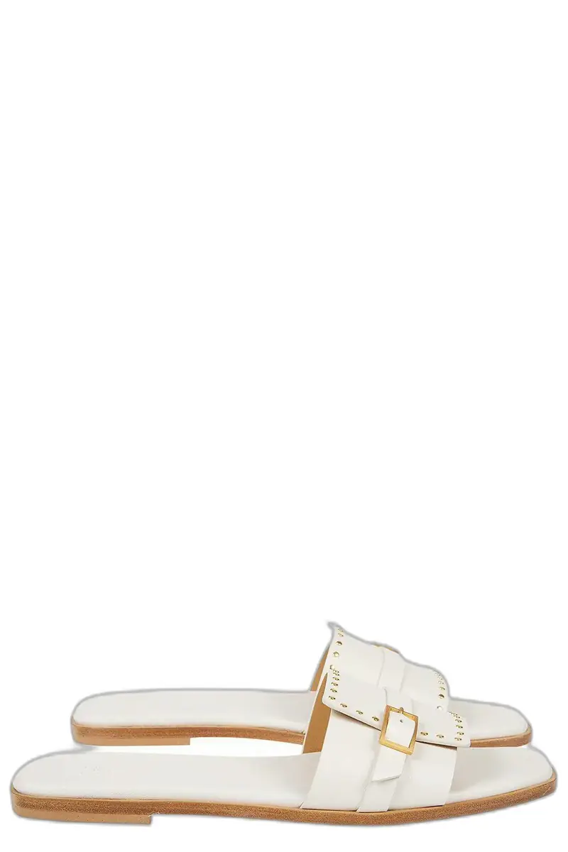 ELEVENTY Buckle Slide Sandal