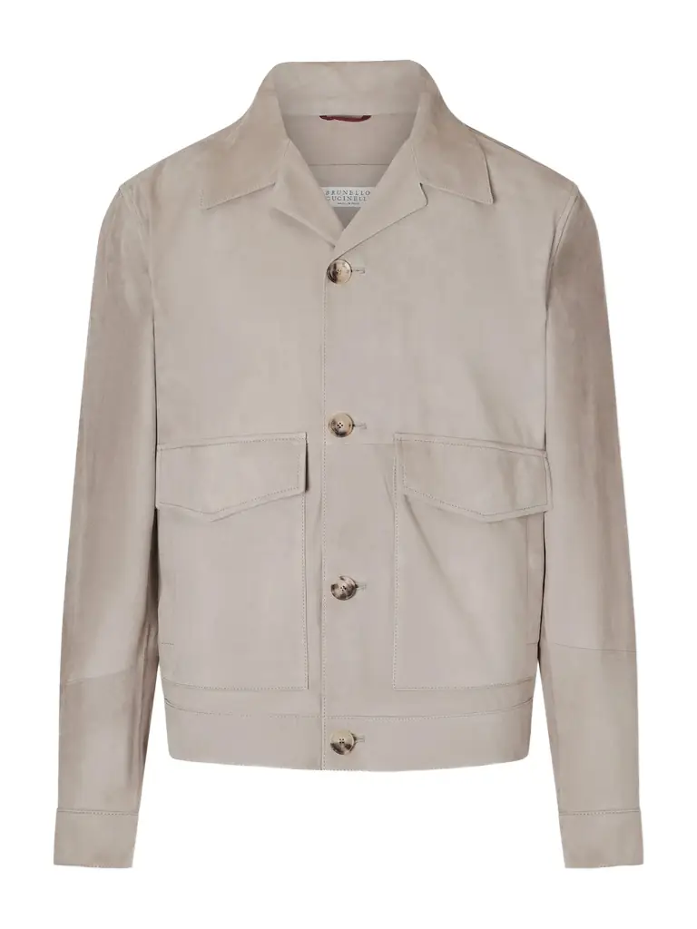 Brunello Cucinelli Suede Blouson Jacket - Men
