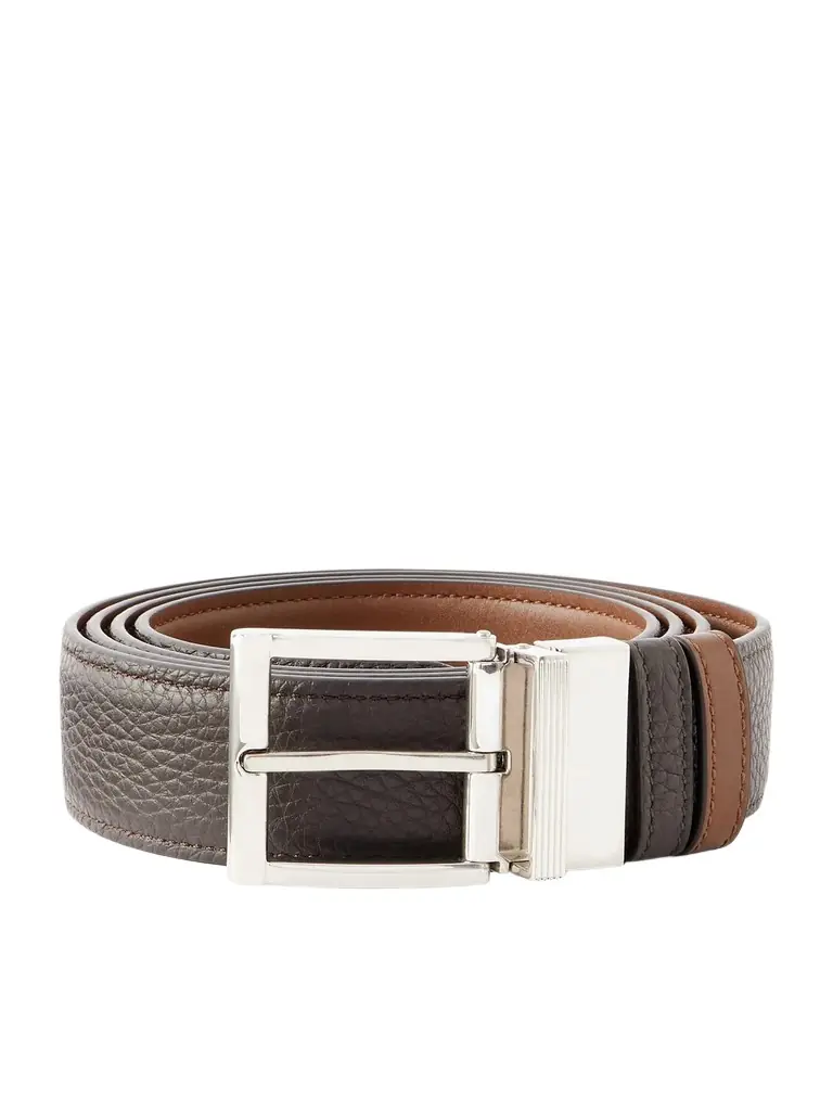 dunhill 3cm Full-Grain Leather Belt - Men