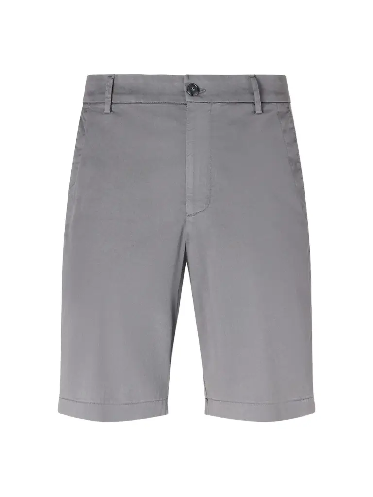 Canali Straight-Leg Stretch Cotton-Blend Shorts - Men