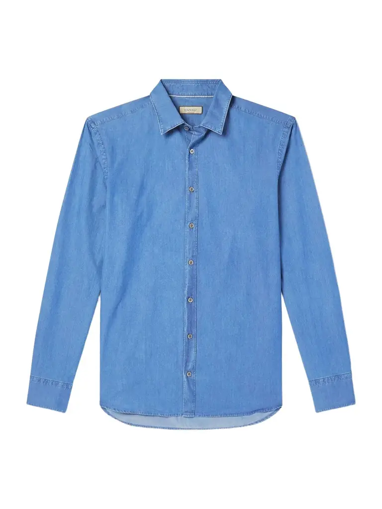 Canali Cotton-Chambray Shirt - Men
