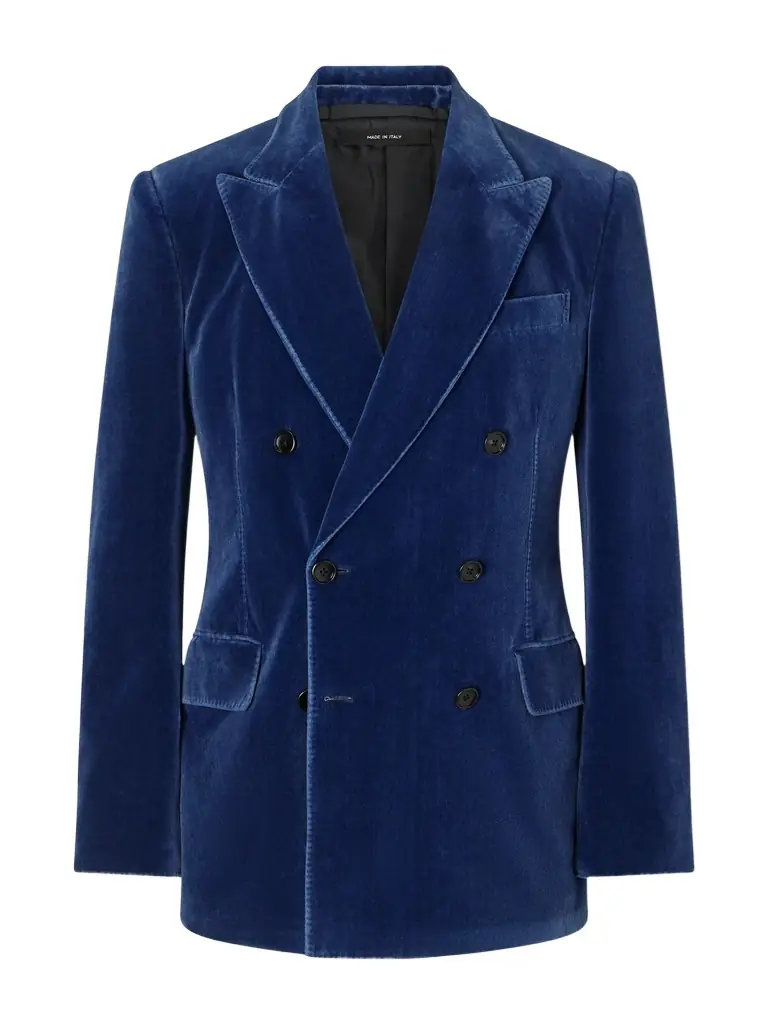 Tom Ford Cotton-Velvet Tuxedo Jacket - Men