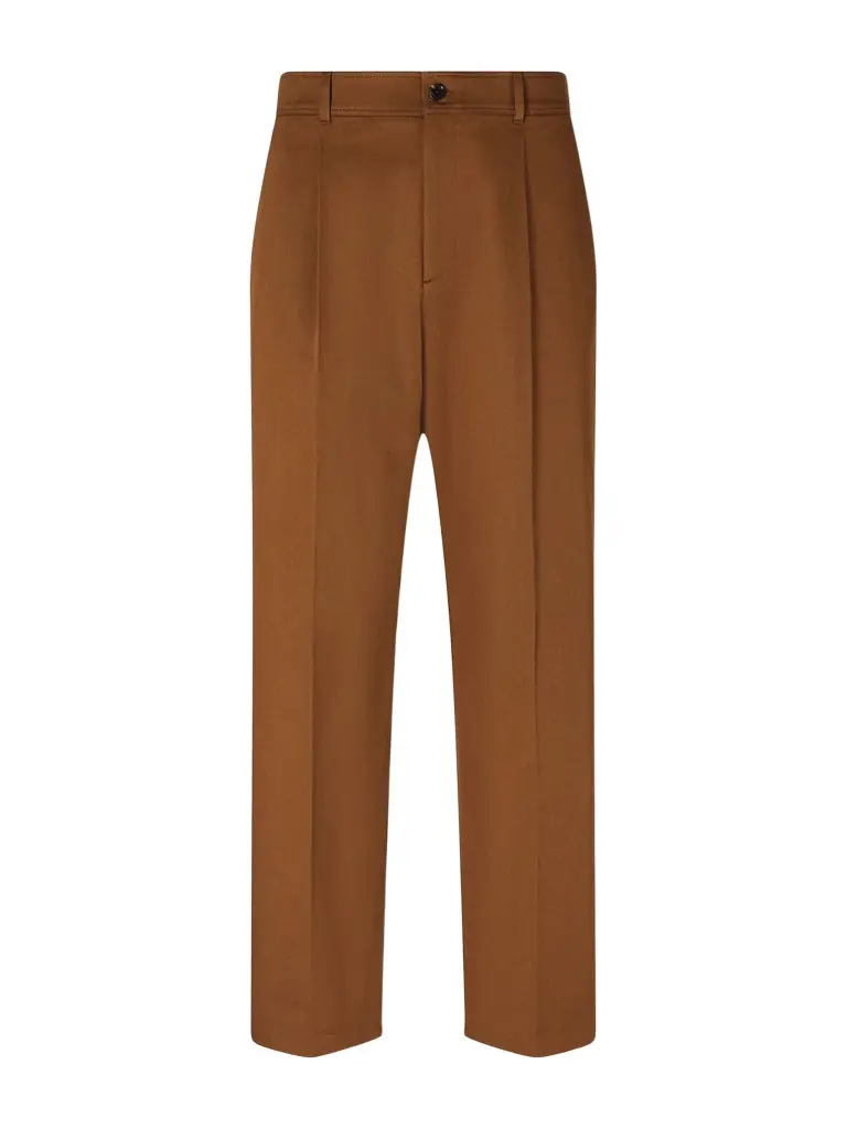 Valentino Garavani Straight-Leg Cotton-Gabardine Trousers - Men