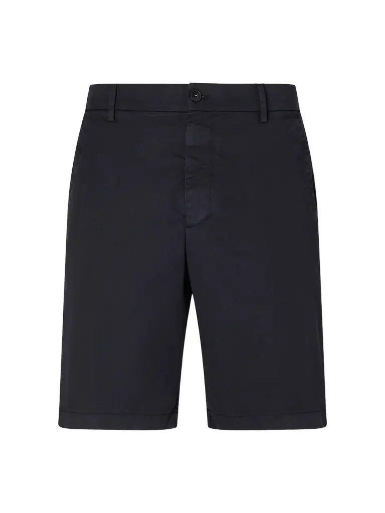 Canali Straight-Leg Stretch Cotton-Blend Shorts - Men