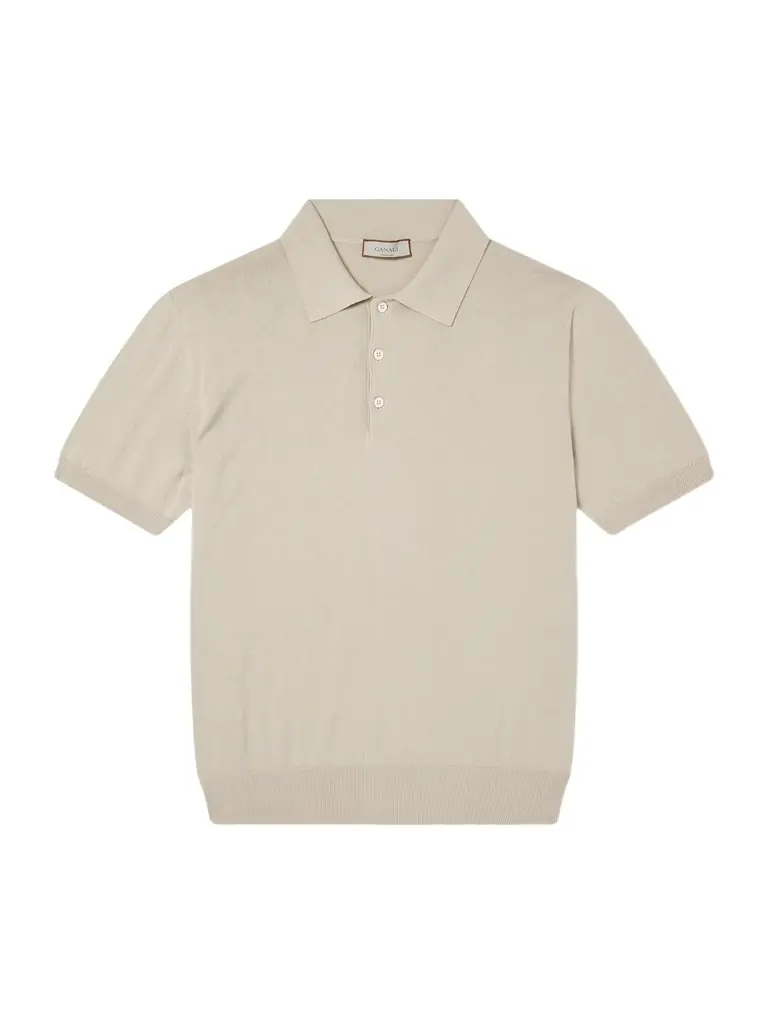 Canali Cotton Polo Shirt - Men