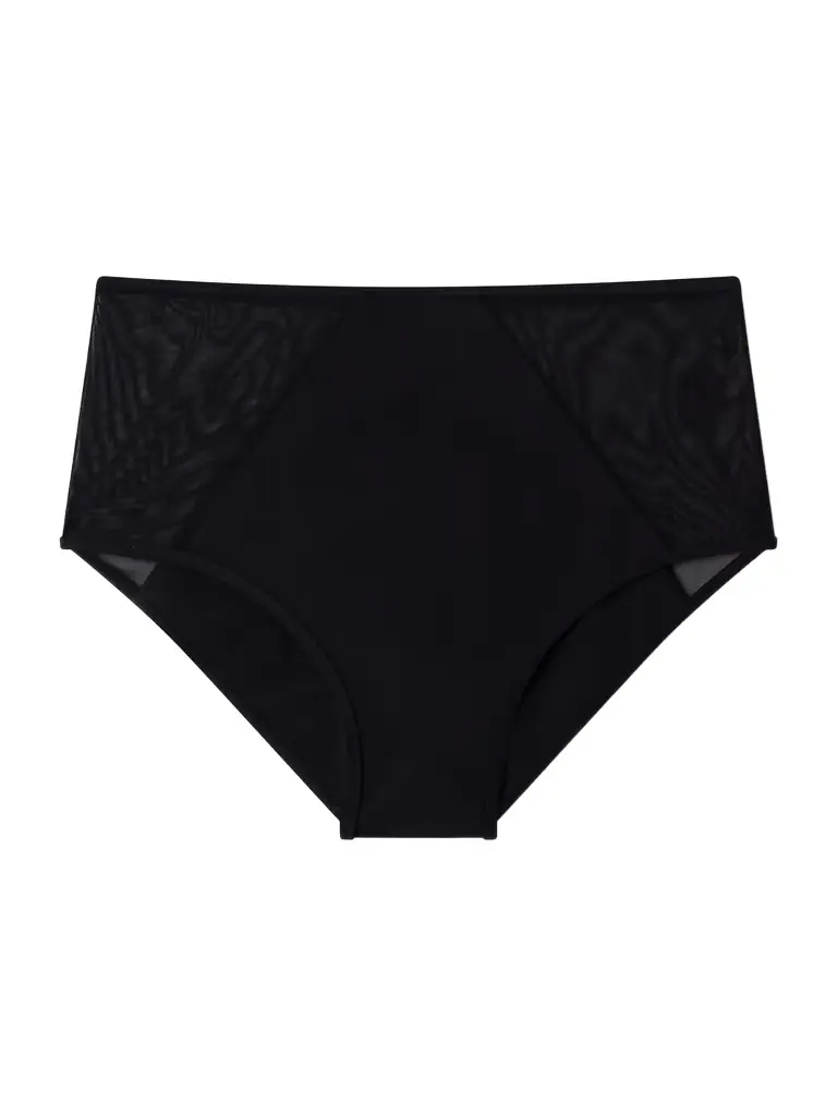 Kiki de Montparnasse Peep Show Tulle-trimmed Bikini Briefs