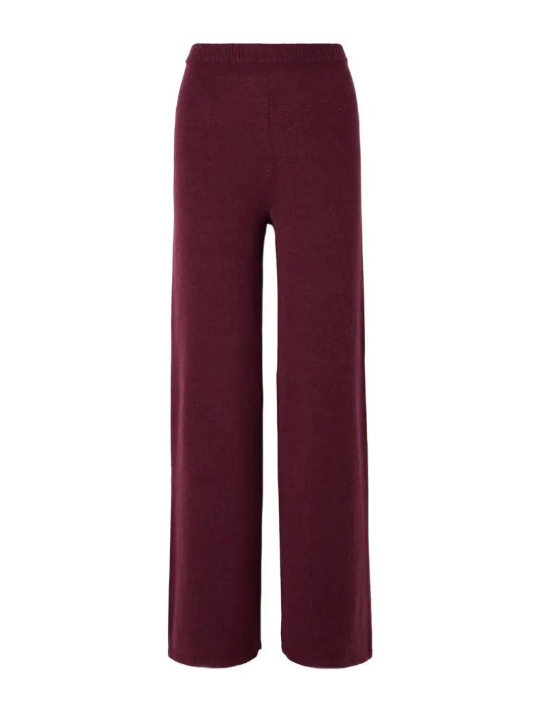 The Elder Statesman Juniper Cashmere Wide-leg Pants