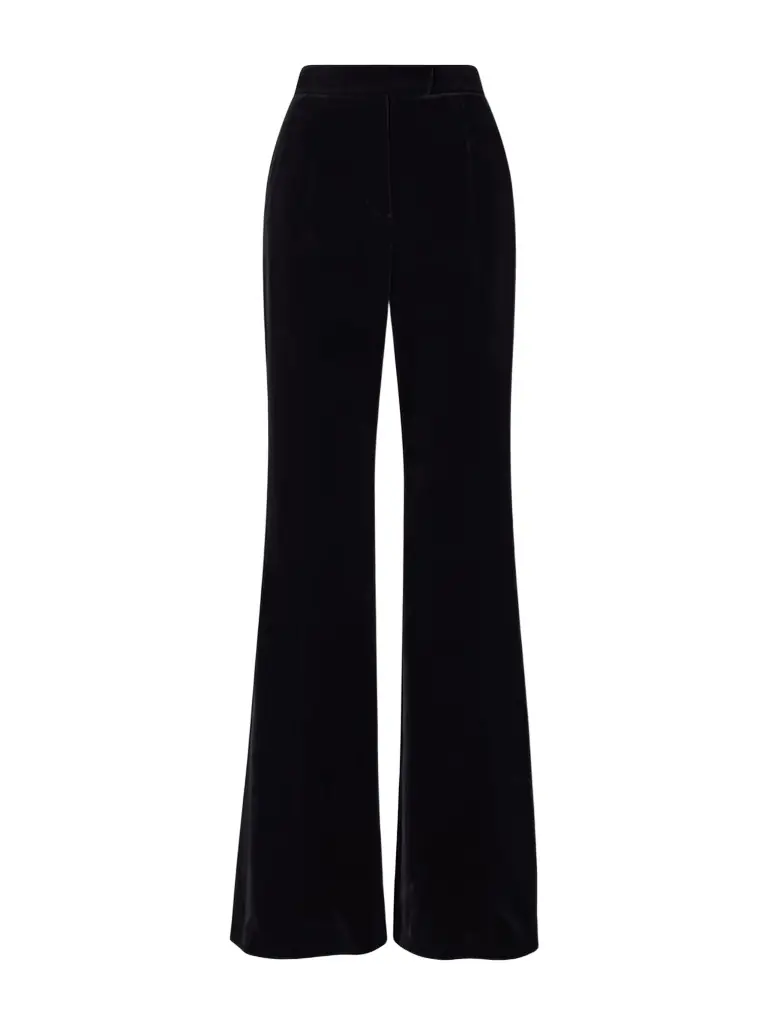 Valentino Garavani Cotton-velvet Flared Pants