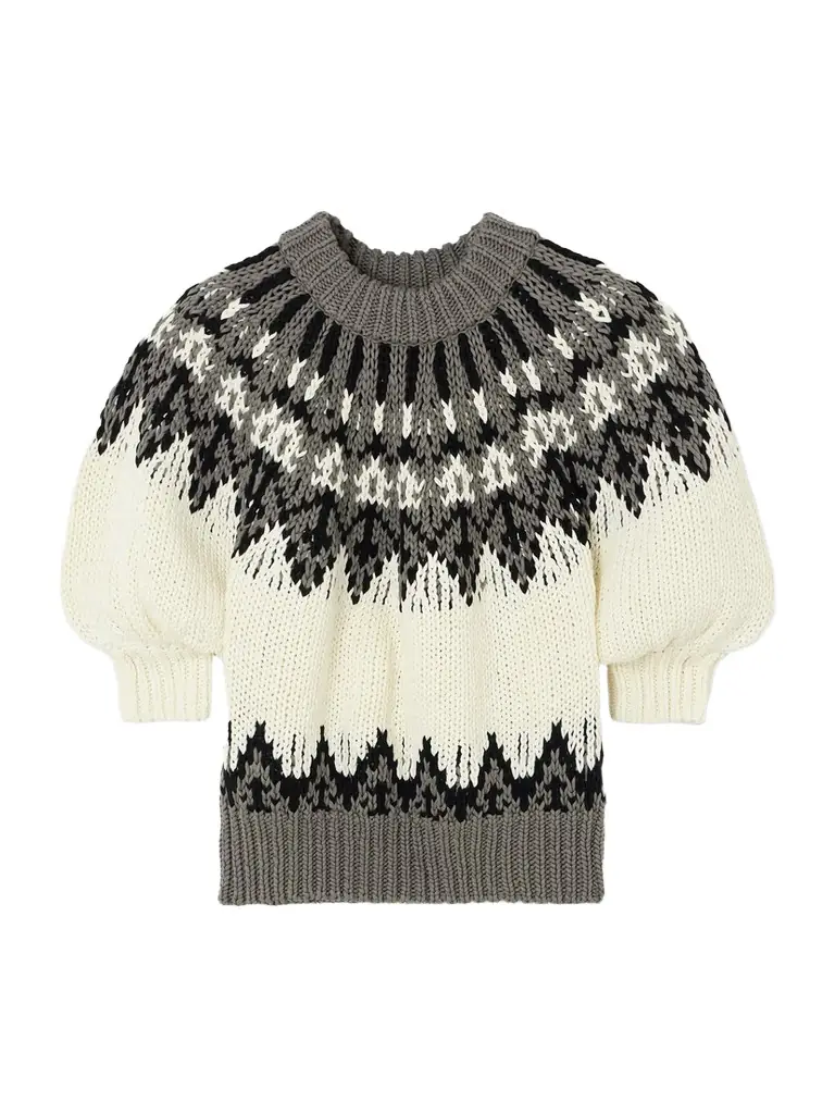 Altuzarra Marty Fair Isle Cotton Sweater