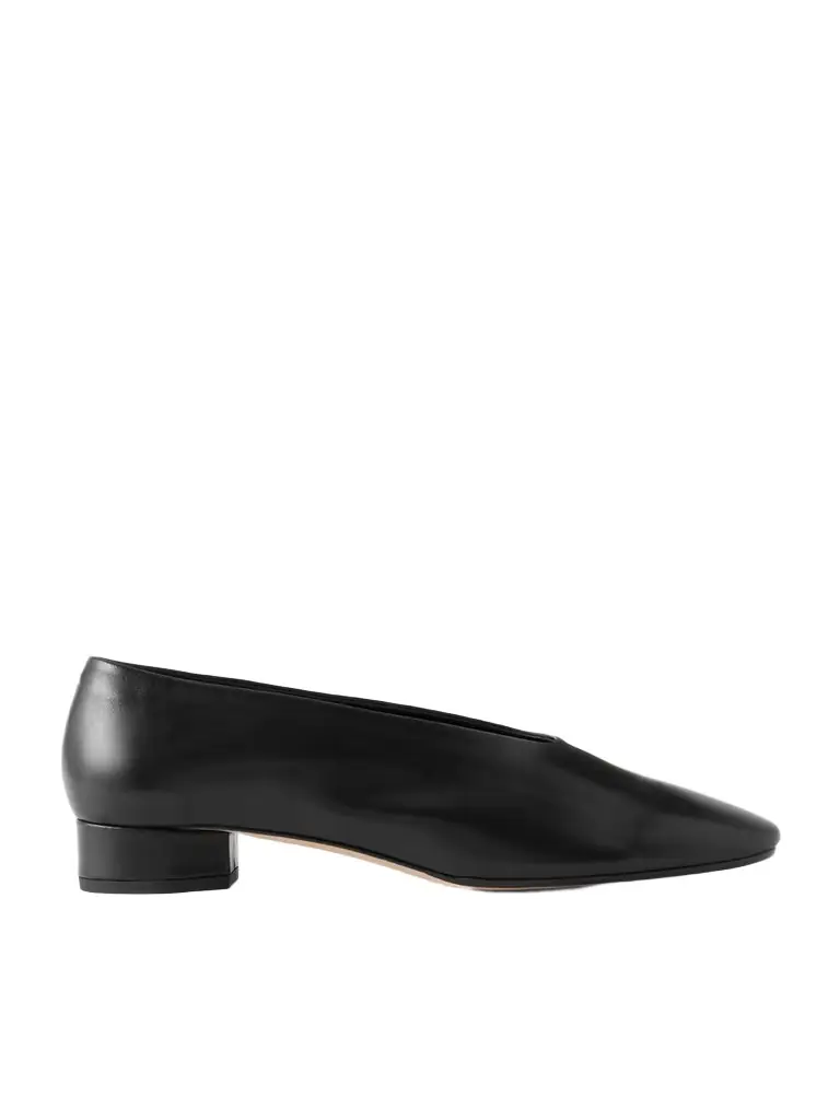 aeyde Delia Leather Pumps