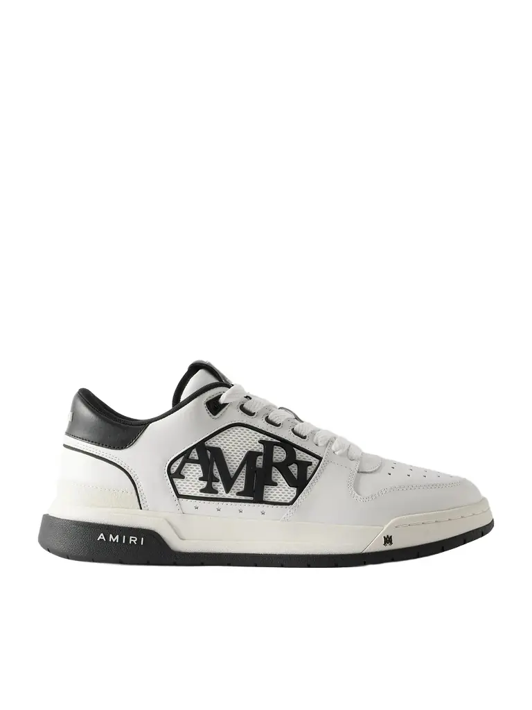 AMIRI Classic Low Two-Tone Perforated Leather Sneakers - Men