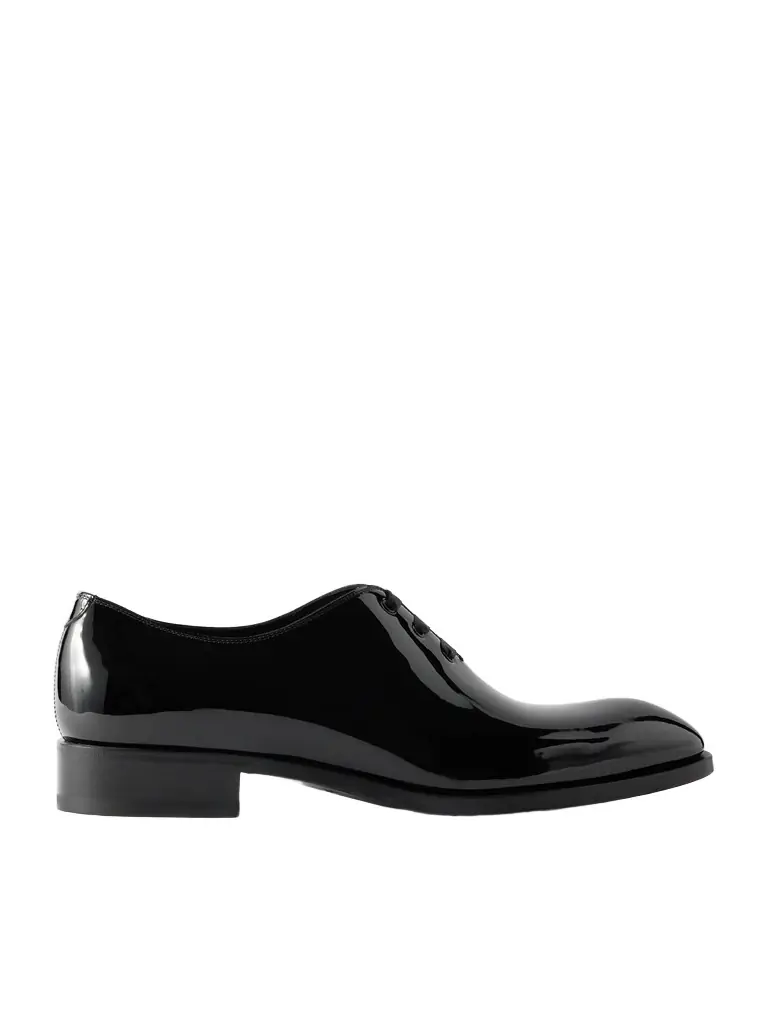Tom Ford Elkan Patent-Leather Oxford Shoes - Men