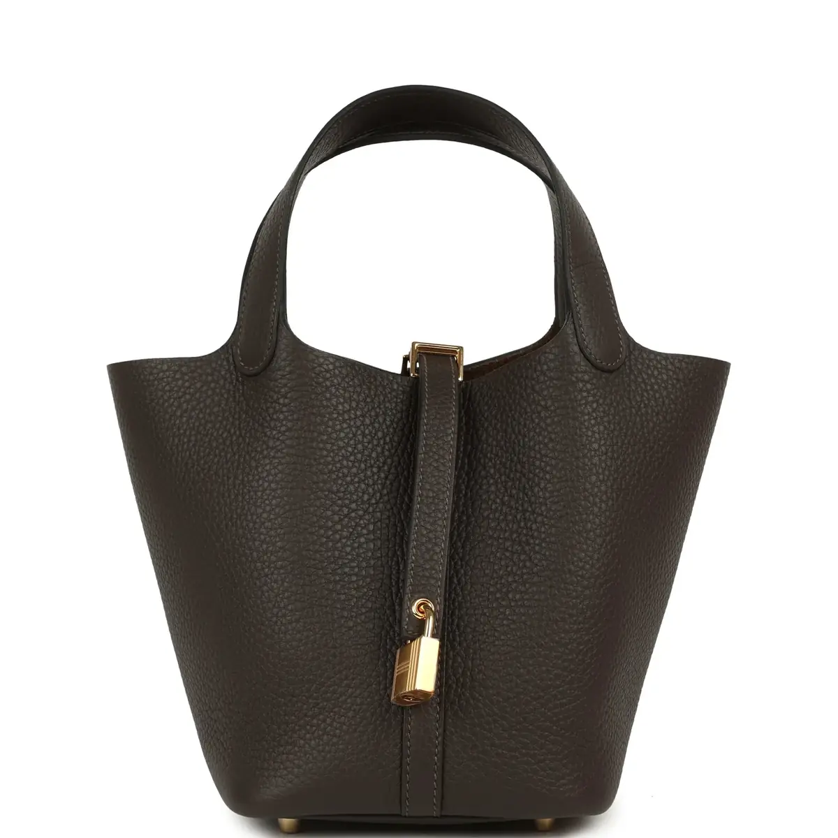 hermes Hermes Picotin Lock 18 Ebene Clemence Gold Hardware