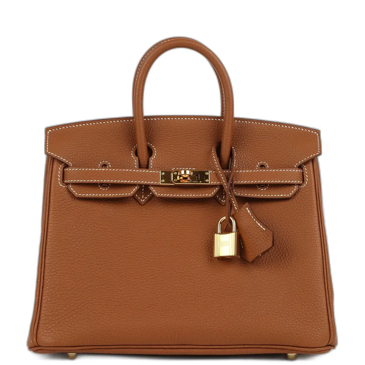 hermes Pre-owned Hermes Birkin 25 Gold Togo Gold Hardware