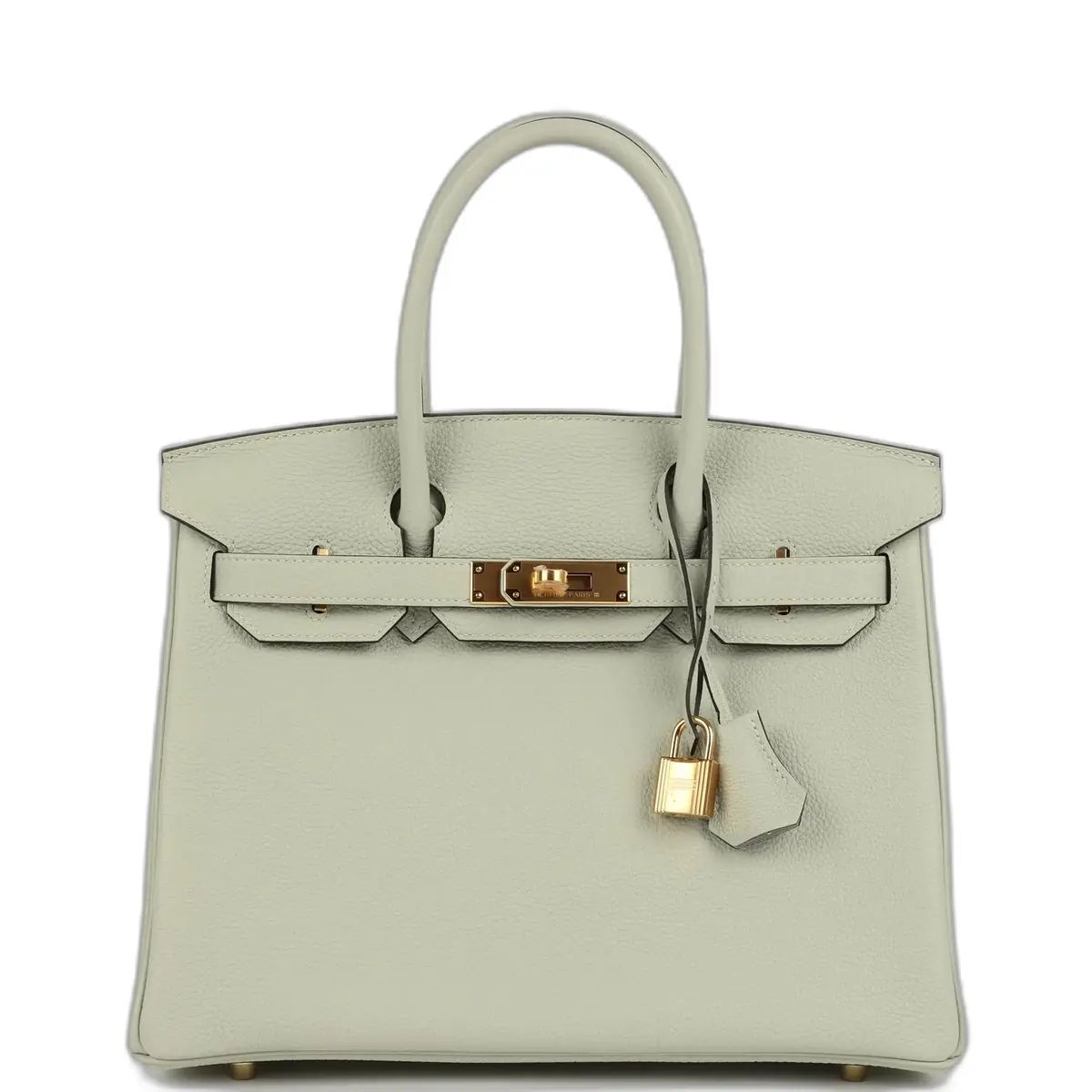 hermes Hermes Birkin 30 Gris Neve Togo Gold Hardware