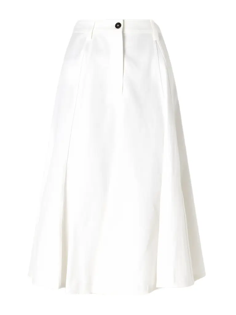 Brunello Cucinelli Cotton-blend Twill Midi Skirt