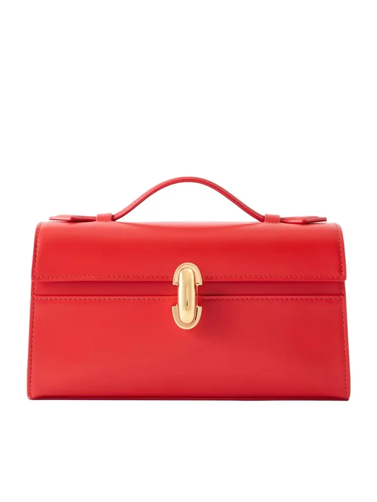 Savette Symmetry Pochette Leather Tote