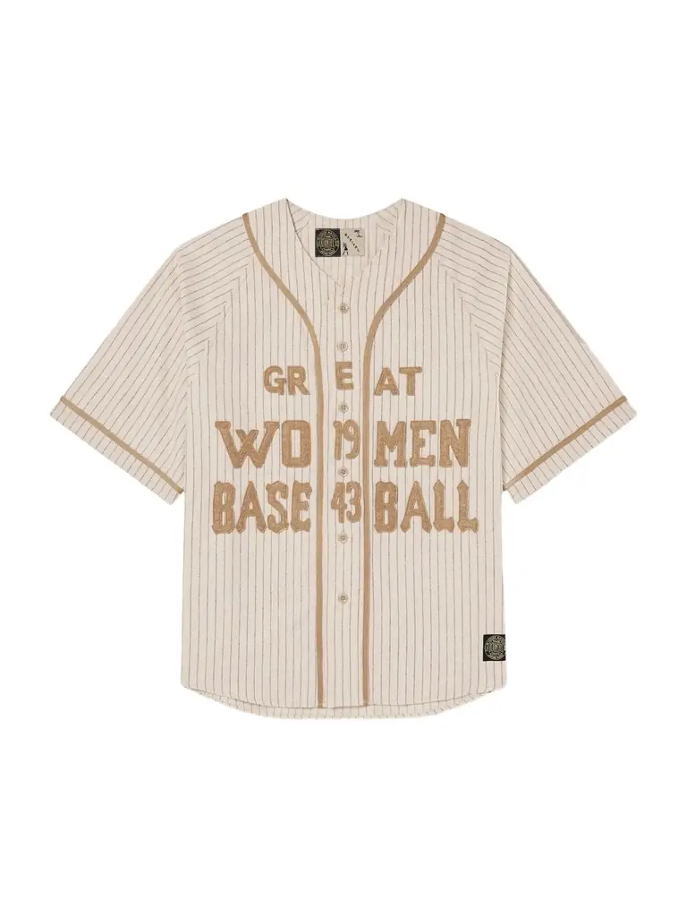 KAPITAL Oversized Striped Appliquéd Wool-Blend Shirt - Men