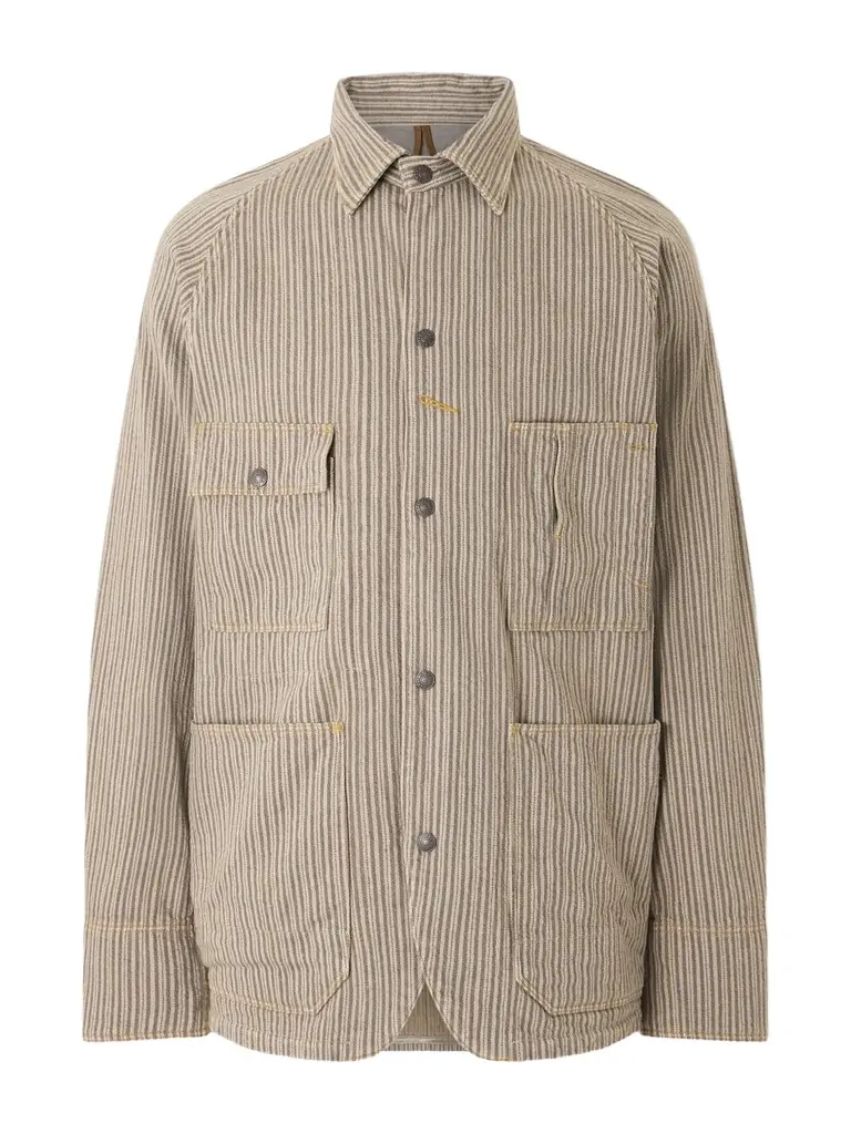 KAPITAL Pinstriped Cotton-Blend Twill Jacket - Men