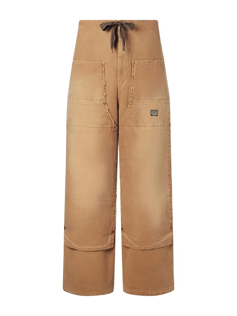 KAPITAL Wide-Leg Cotton-Canvas Cargo Trousers - Men