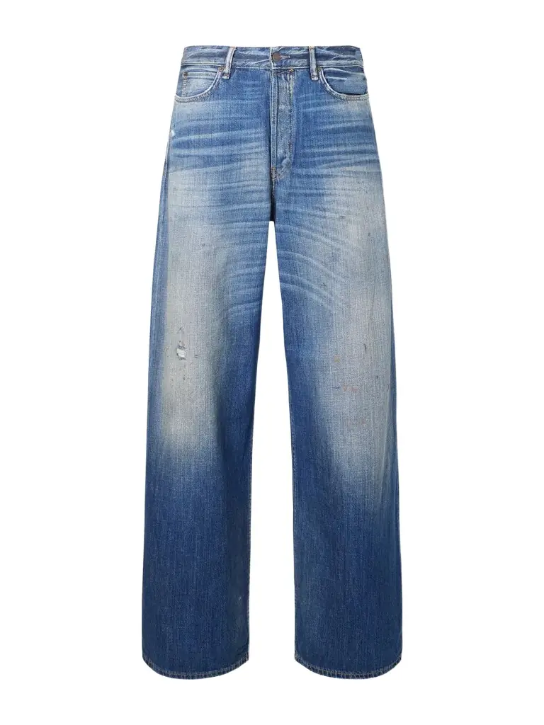 Acne Studios Straight-Leg Distressed Jeans - Men