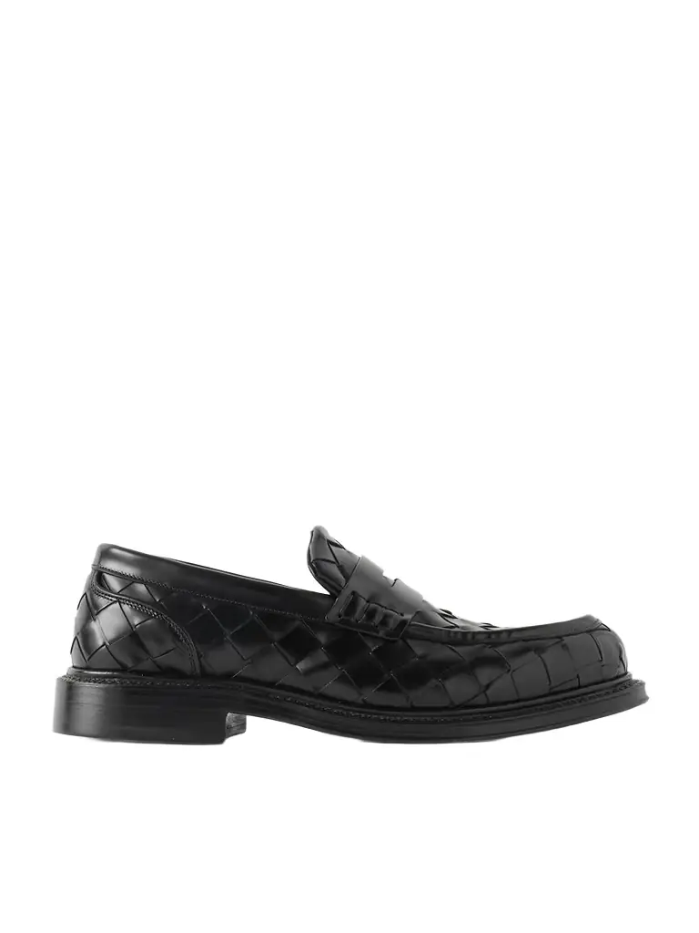Bottega Veneta James Intrecciato Leather Loafers