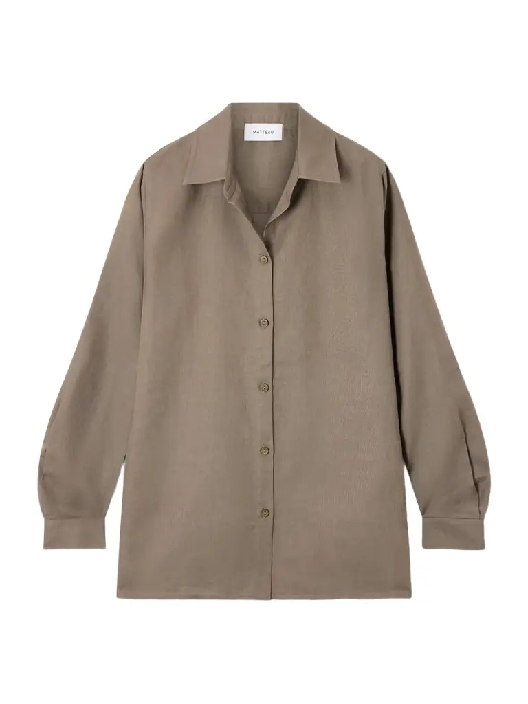 Matteau Linen And Cotton-blend Shirt