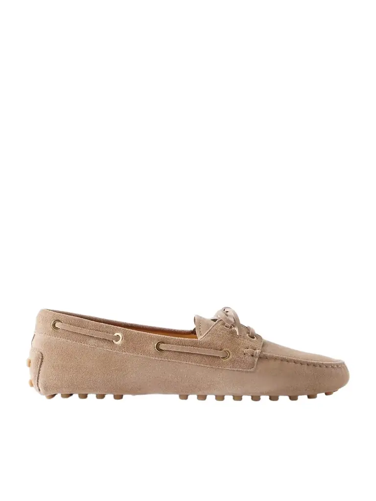 Tod's Gommino Suede Boat Shoes