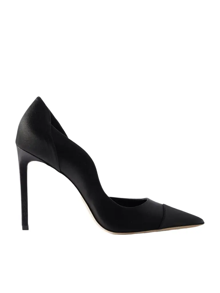 Jimmy Choo Brigitte 100 Satin Pumps