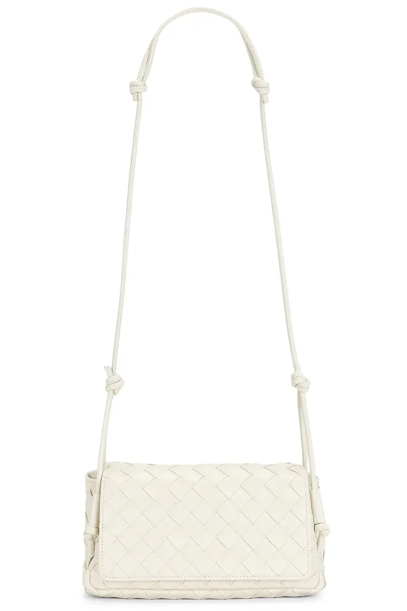 Bottega Veneta Notturno Flap Pouch Bag